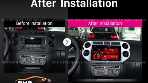 Màn hình DVD Android xe Volkswagen Tiguan 2007 - 2016 | Gotech GT8 Max